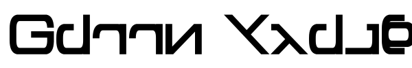 Green Martian font preview